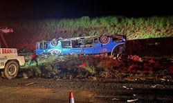 Brezilya'da tarım işçilerini taşıyan otobüs devrildi: 6 ölü, 46 yaralı