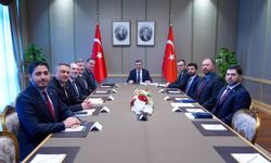 Cumhurbaşkanı Yardımcısı Yılmaz ATBR üyelerini Cumhurbaşkanlığı’nda kabul etti