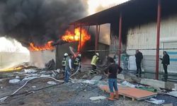 Diyarbakır'da plastik fabrikasında yangın