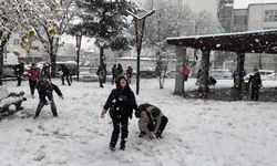 Erzurum’da kar nedeniyle 3 ilçede okullar tatil edildi