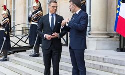 Fransa CumhurbaşkanıMacron ile Finlandiya Cumhurbaşkanı Stubb Paris'te görüştü