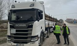 Karabük-Kastamonu yolunda orman emvali denetimi yapıldı