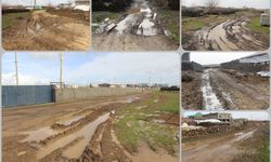 Karacadağ Bölgesindeki mahalle yolları kullanılamaz durumda