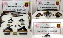 Kastamonu’da ruhsatsız silah operasyonunda 7 şüpheli gözaltına alındı