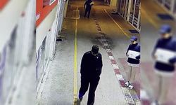 Malatya'da Geçici Ticaret Merkezi'nde hırsızlık kameraya yansıdı