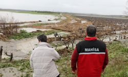 Manisa’da aşırı yağış ve sel sonrası hasar tespit çalışmaları sürüyor