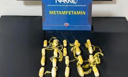 Midesinde 198,72 gram metamfetamin bulunan şüpheli tutuklandı