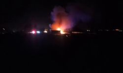 Osmaniye otobanda hareket halindeki tır alev aldı