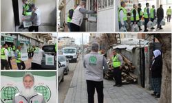 Umut Kervanı, Batman'da 4 bin aile için gıda kolisi dağıtımına başladı