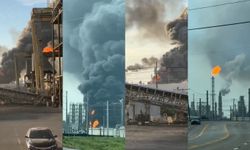 ABD’de petrol rafinerisinde patlama: Bölge halkına evde kalın uyarısı