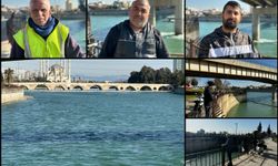 Adana'da su yükseldi, oltalar peş peşe atıldı