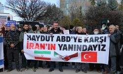 Ankara’da ABD’nin İran’a saldırısı protesto edildi