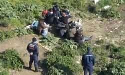 Balıkesir'de 28 düzensiz göçmen yakalandı