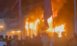 Basra'da Amerikan şirketlerine İHA saldırısı: Büyük yangın çıktı