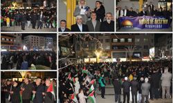 Batmanlılar Kudüs için tek ses oldu: Kudüs ve Aksa özgür olmalı