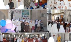 Cizre’de minikler cami ile buluştu