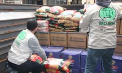 Cizre'den Suriye'ye insani yardım gönderildi
