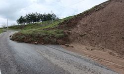 Diyarbakır-Mardin yolunda toprak kayması