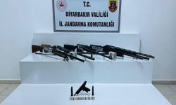 Diyarbakır’da kaçak silah operasyonu