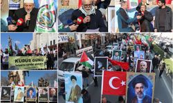 "Dünya Kudüs Günü" için İstanbul'da yürüyüş
