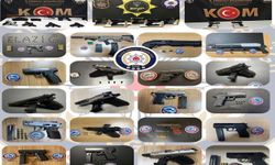 Elazığ’da aranan 124 kişi yakalandı, 53 ruhsatsız silah ele geçirildi