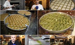 Gaziantep'te baklava mesaisi: Ustaları siparişlere yetişmeye çalışıyor