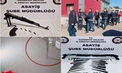 Gaziantep'te işyerlerini kurşunlayan 9 şüpheli yakalandı