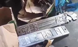 Gaziantep'te sahte plaka operasyonu: 3 şüpheli yakalandı