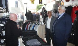 HÜDA PAR heyeti Akdeniz’de esnafın sorunlarını dinledi