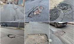 İzmir’de yağış sonrası yollar köstebek yuvası