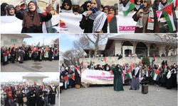 Kadınlardan Mescid-i Aksa'nın kapalı kalmasına tepki