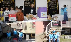 Kuran kursu öğrencilerinden ihtiyaç sahibi ailelere ramazan kolisi