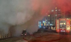 Malatya'da korkutan konteyner yangını