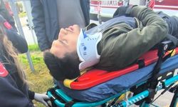 Mersin'de döner kavşakta kaza: Motosiklet sürücüsü yaralandı