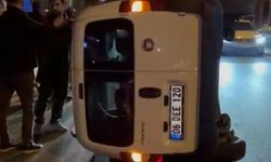 Mersin’de hafif ticari araç devrildi: Bir yaralı