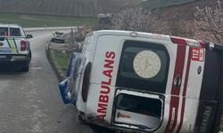 Siirt’te ambulans devrildi: Bir yaralı