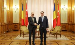 TBMM Başkanı Kurtulmuş, Bükreş’te Romanya Senato Başkanı Abrudean ile görüştü