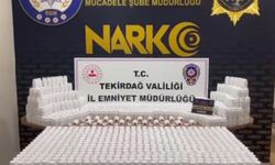 Tekirdağ’da sokak satıcısına operasyon: 81 binin üzerinde sentetik ecza ele geçirildi