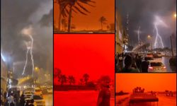 Üç eyaleti vuran Narelle Kasırgası: Hasar büyük, gökyüzü kızıl renkte