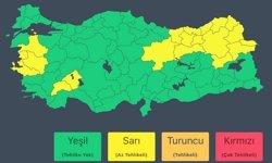 23 Nisan için kuvvetli yağış ve fırtına uyarısı