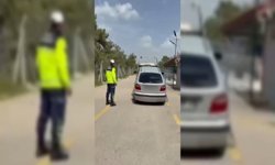 Adana'da trafiği tehlikeye atan sürücü yakalandı