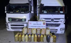 Ağrı'da 600 litre kaçak akaryakıt ele geçirildi