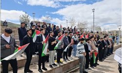 Alparslan üniversitesi öğrencilerinden Filistin'deki idam yasasına tepki