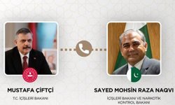 Bakan Çiftçi, Pakistanlı mevkidaşı Naqvi ile görüştü