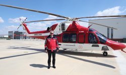 Bakan Memişoğlu: GÖKBEY ambulansımız gökyüzüyle buluştu