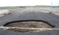 Batman'da aynı güzergâhta ikinci kez çöken yol endişe oluşturdu