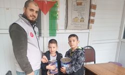 Batman'da çocuklar harçlıklarını Gazze için bağışladı
