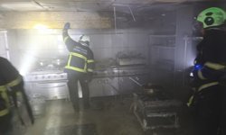 Batman'da otelde mutfakta çıkan yangın paniğe neden oldu