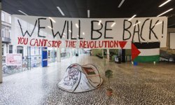 Belçika'da, siyonist rejimle akademik iş birliğine protesto