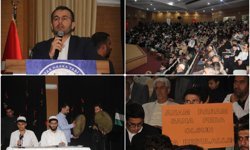 Bingöl'de üniversite öğrencilerinden Mevlid-i Nebi etkinliği